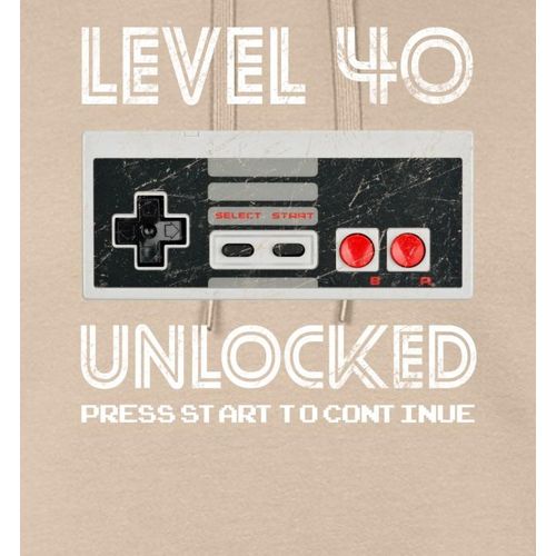 product_image_name-Generic-40 ans de cadeau d'anniversaire de 40 ans débloqué Sweat à capuche Hoodies-3