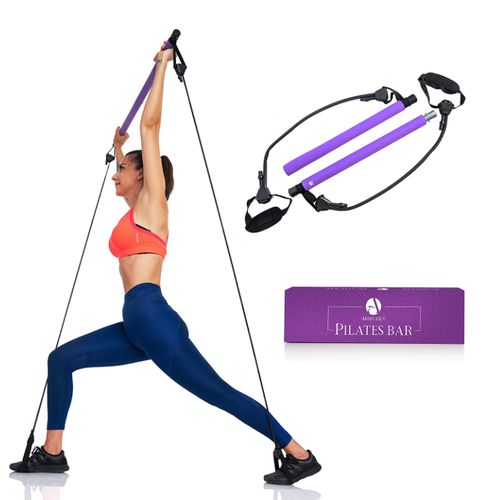 Kit de barre de yoga Pilates portable, équipement de Pilates avec