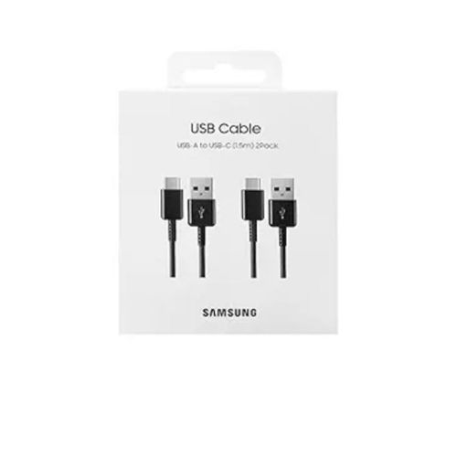 product_image_name-Samsung-حزمة من 2 كابل شاحن حائط USB نوع C الأصلي بطول 1.5 متر-2