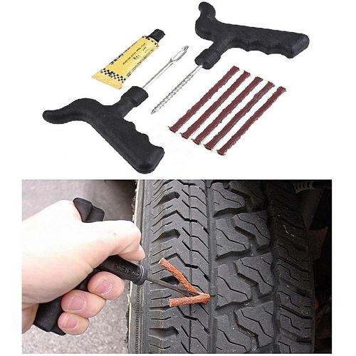 Generic Réparation De Pneus Kit Foret Jack Forage En Caoutchouc Bandes  Adhésif TUBELESS à prix pas cher