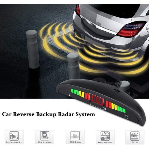 Radars de recul pour Voiture, 4 capteurs universels capteur de recul Voiture  avec Affichage Couleur LED