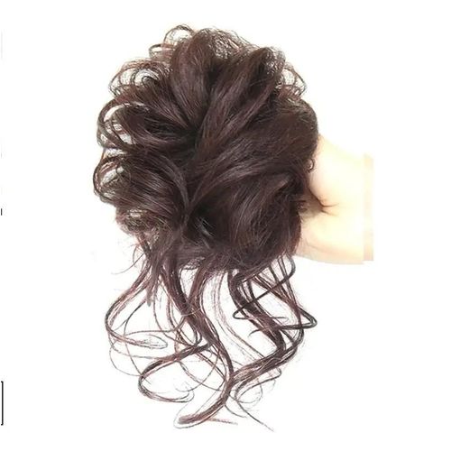 product_image_name-Generic-Chignon synthétique, Chignon en désordre, Pince à griffes, Morceau de cheveux bouclés ondulés, Extensions de queue de cheval, Scrunchie postiches pour les femmes-2