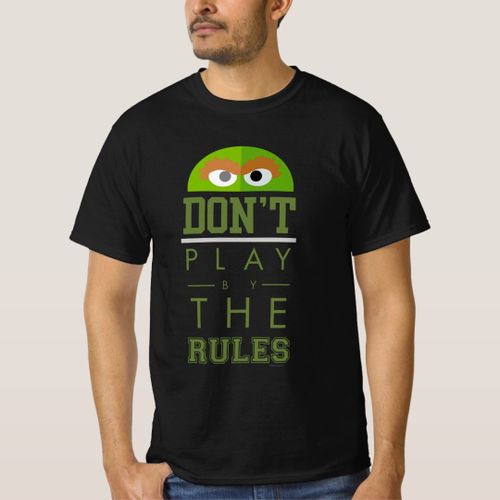 product_image_name-Generic-Oscar Don't Play by Rules T-Shirt unique design - t shirt tres bon qualite-1