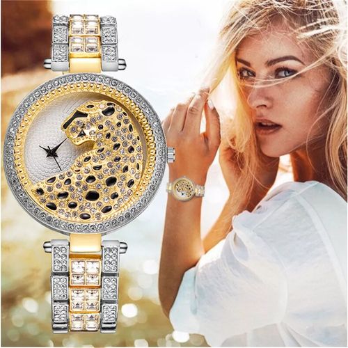 Montre sales femme leopard