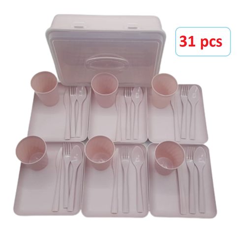 Set de pique-nique vaisselle 31 pcs