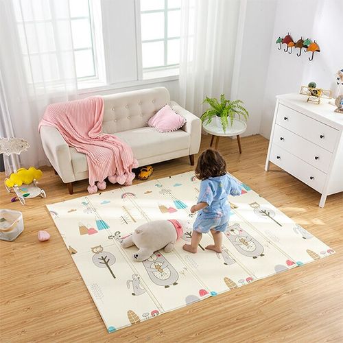 Generic Tapis antichoc résistante et pliable de jeu pour chambres d'enfants  200x180x1cm à prix pas cher