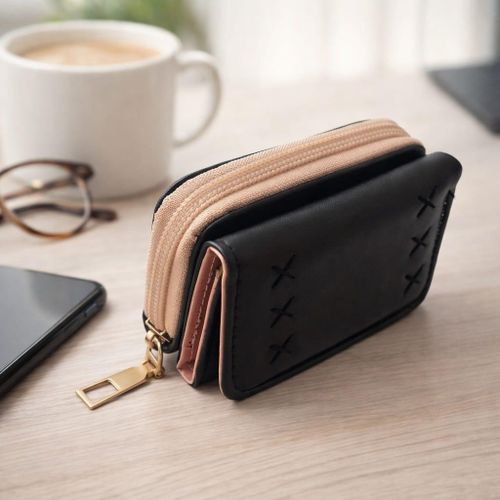 product_image_name-Generic-محفظة نسائية متعددة الوظائف من الجلد الأنيق بسحاب مزدوج-3