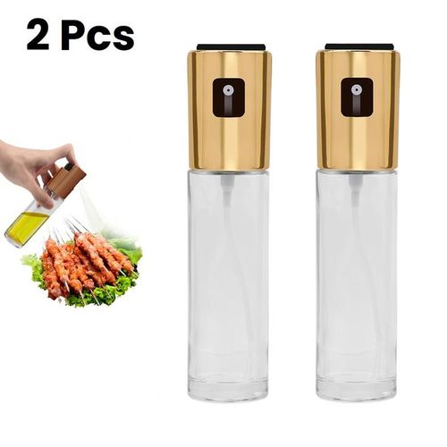 Vaporisateur d'huile et de vinaigre,2PCS Pulvérisateur d'huile