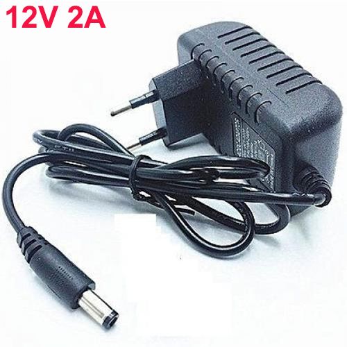 Adaptateur d' Alimentation 12V 2A Chargeur 12 V Transformateur 220V pour  Recepteur,Camera, Routeur