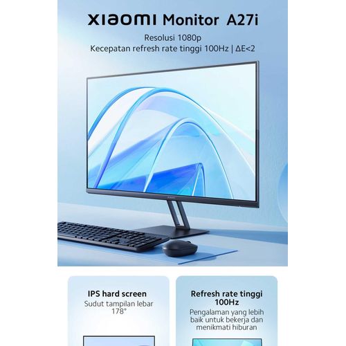 product_image_name-XIAOMI-Moniteur et écran pour PC 27” Full HD 100 Hz (HDMI+DISPLAY) A27i-5