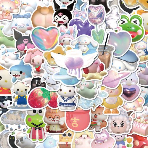 product_image_name-Generic-stickers Cartoon Kawaii Sticker for Planner Album Scrapbooking Stationery Animé -2