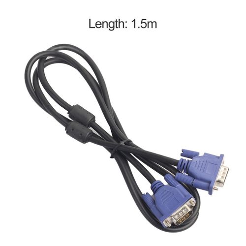 OR كابل VGA REXLIS HD 15 سنا من الذكور الى التمديد PC جهاز العرض-بلاك