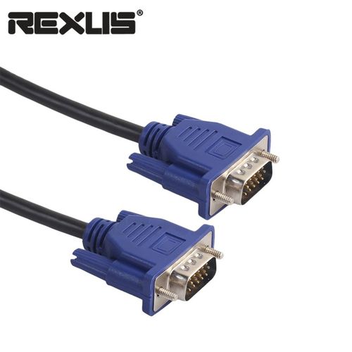 OR كابل VGA REXLIS HD 15 سنا من الذكور الى التمديد PC جهاز العرض-بلاك