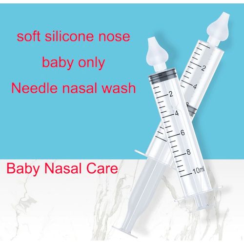 Kit 2 Seringue Nasale, Nettoyeur Nez Bébé, Nettoyeur Nasal - Aspirateur  Nasal - Sucker