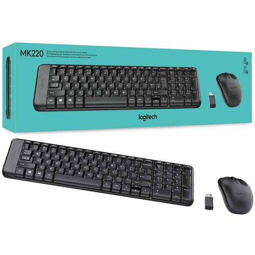 Ensemble Clavier Souris Sans Fil Logitech MK220