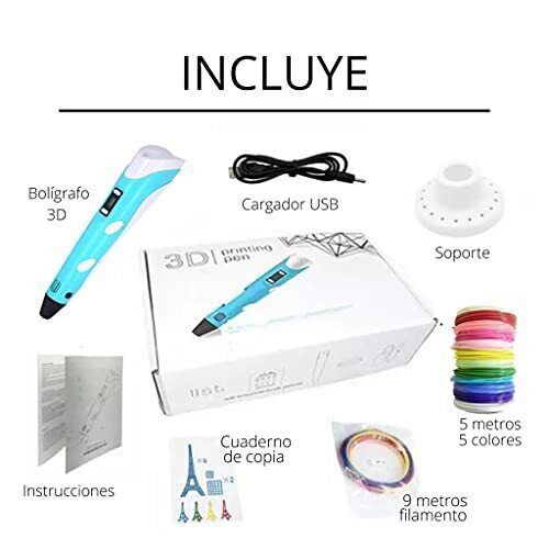 Generic Stylo 3D d'impression avec Ecran LCD pour Enfant et Adulte