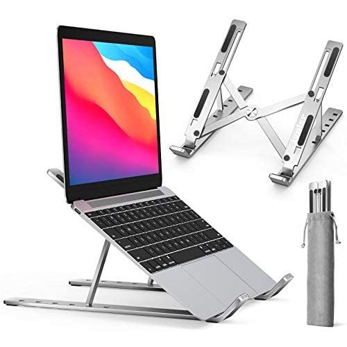 Generic Support Table d'ordinateur Portable Réglable et Pliable en Hauteur  et Profondeur Accessoires PC, MacBook