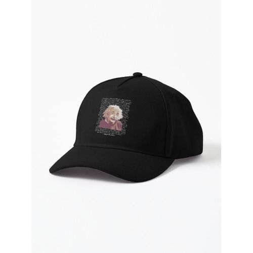 product_image_name-Generic-A. Einstein Portrait and quote Casquette-2