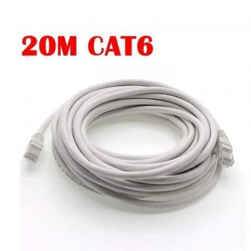 Generic Cable reseau ethernet RJ45 20M Cat.6 Gris, qualité Pro