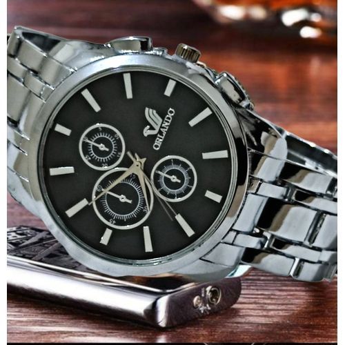 Orlando Montre Hommes Tendance Noir Argent014499 a prix pas cher Jumia Maroc