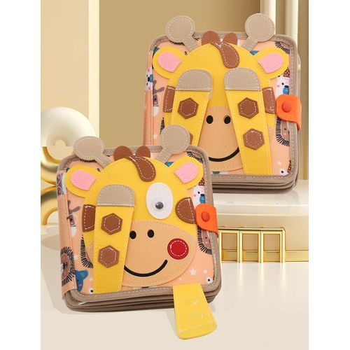 product_image_name-Generic-Livre d'éveil sensoriel Yolaly - girafe Busy Book - animaux, couleurs et émotions-1