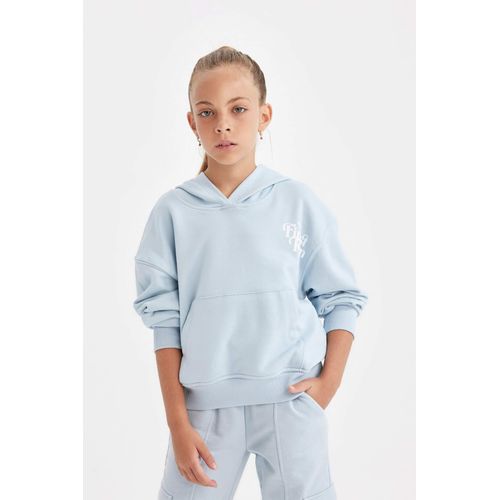 product_image_name-Defacto-سويت شيرت قصة عادية بغطاء للرأس بجيب-1