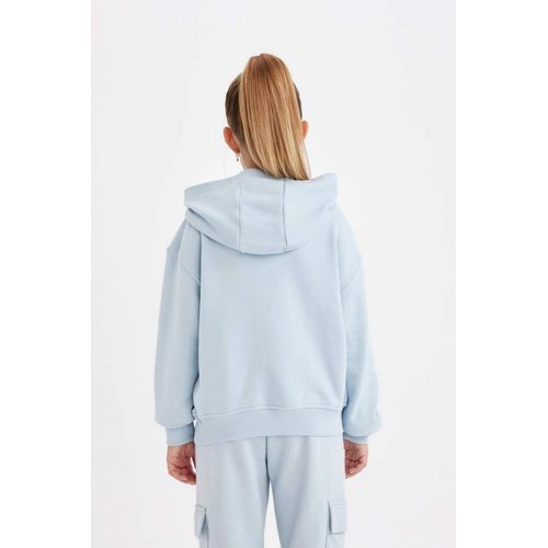 product_image_name-Defacto-سويت شيرت قصة عادية بغطاء للرأس بجيب-5