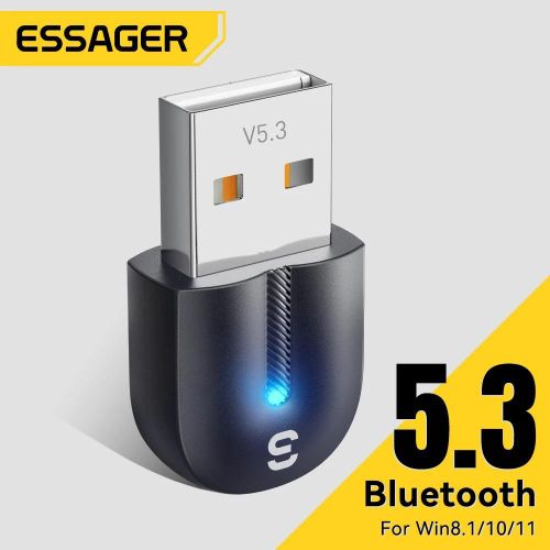 product_image_name-ESSAGER-USB Bluetooth 5.3 adaptateur Aux récepteur Audio émetteur pour PC haut-parleur ordinateur portable boîte de son souris sans fil transmetteur USB-1