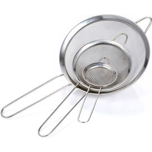 Generic 3 Pcs mini Passoires, Tamis INOX Maille Fine filtrer les poudres  farine & lait à prix pas cher