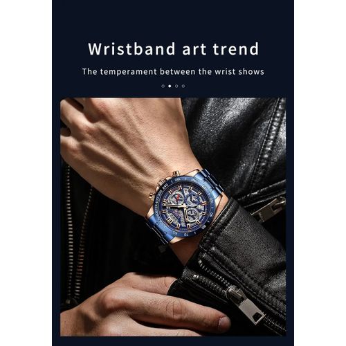 product_image_name-Lige-Montre-bracelet à quartz étanche pour homme, chronographe de sport-4