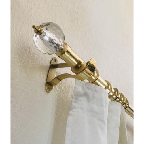 Carly Barre rideau (250cm);tringle pour rideau fenetre gold avec paquet  d'accessoires à prix pas cher