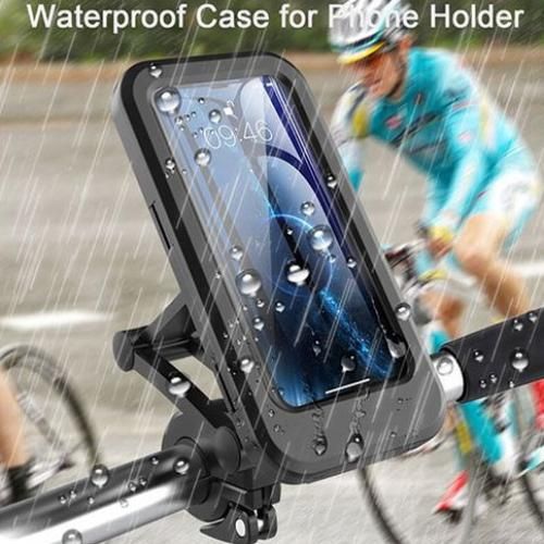 Generic Boîte étanche Support de Téléphone Portable 360° Rotation pour  Guidon de Vélo à prix pas cher