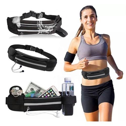 Generic Sac de Taille Impermeable pour Gym et Fitness Sac Banane de Course Unisexe Noir a prix pas cher Jumia Maroc