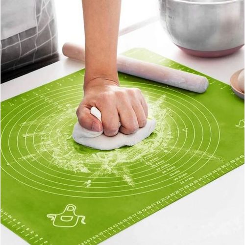 Generic Tapis de cuisson épais Silicone antidérapant Tapis de four & de  pâte + Mesures à prix pas cher