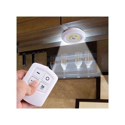 product_image_name-Generic-3 lumières LED sans fil avec télécommande de contrôle Éclairage ajustable-3