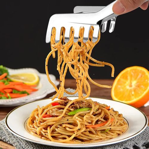 Generic ملقط سلطة المطبخ الفولاذ المقاوم للصدأ Pince à salade et spaghetti,  Pince de cuisine en acier inoxydable