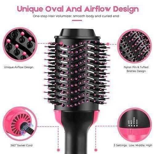 product_image_name-Generic-فرشاة فرد احترافية One Step، ONE STEP HAIR DRYER BRUSH-3