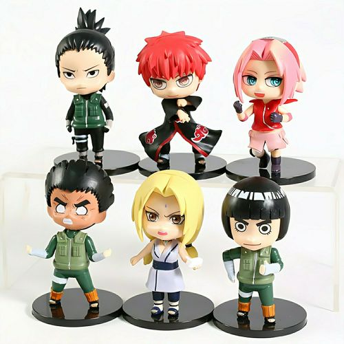 Generic 6 Pieces Figurines NARUTO 8 Cm . Meilleur Cadeau Pour Les Fans à  prix pas cher