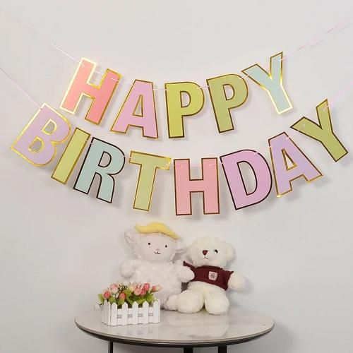 product_image_name-Generic-Happy Birthday Multi Couleur en carton /décoration/Guirlande d'anniversaire-1
