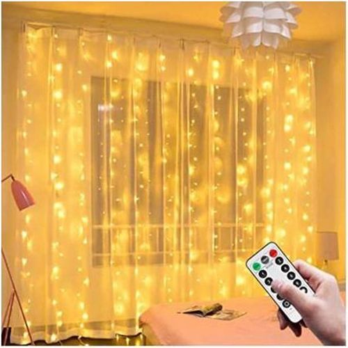 Generic Rideau lumineux LED avec Télécommande pour la chambre etc