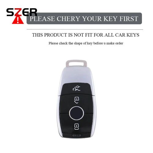 product_image_name-Generic-Coque de Clé Voiture pour Mercedes Benz TPU Accessoire Clé de Voiture pour Klasse A B C E S CLA CLS GLA GLS GLE GLC GLK SL SLC SLS SLK Coque Protection de Clé de Voiture-2