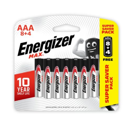 Energizer Piles MAX E92 BP8 AAA-8