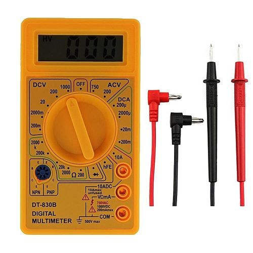 MULTIMÈTRE DIGITAL VOLTMÈTRE ampèremètre ohmmètre testeur