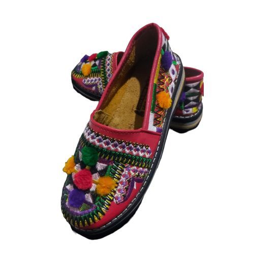 product_image_name-Generic-Babouche Artisanale Aouge ornée de motifs berbères magnifique-3