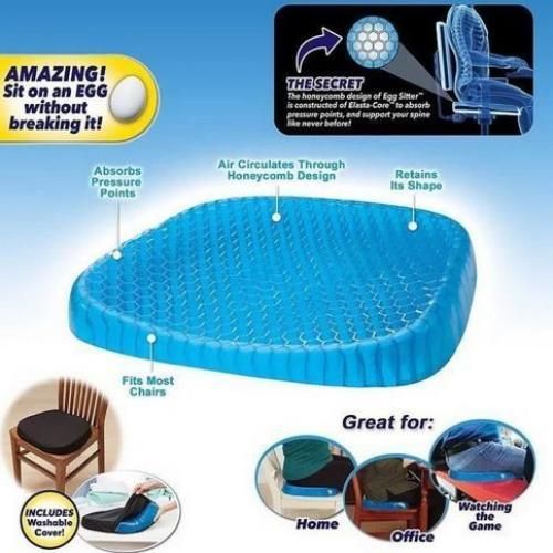 product_image_name-Generic-وسادة مقعد جل لتقويم العظام مسامية ومريحة EGG SITTER-2