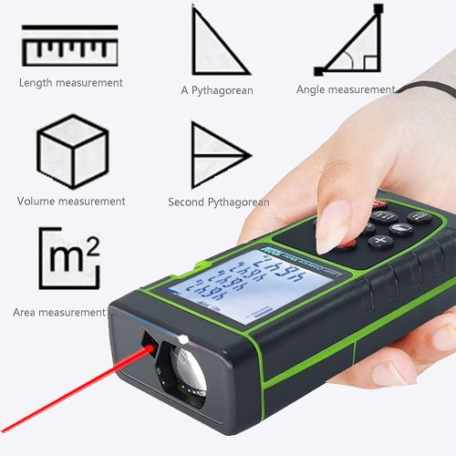 Generic Télémètre Laser 60m, Calcule de Distance, Surface, Volume à prix  pas cher