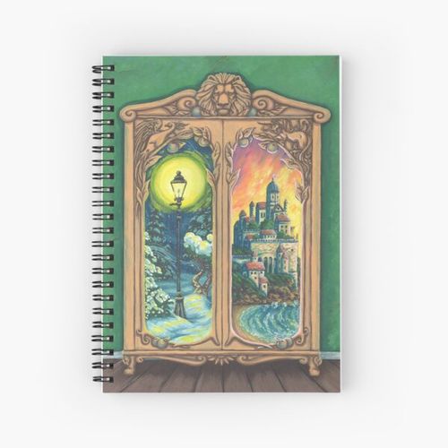 Generic Into Narnia Spiral Notebook Bloc note