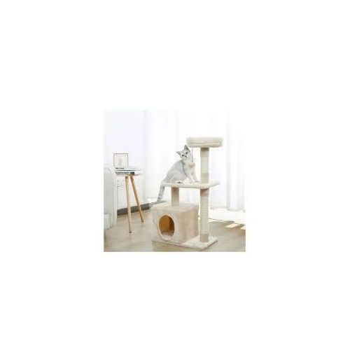 product_image_name-Generic-Arbre à chat - Gene - Xim - Beige - 2 condos - Conception multicouche-1