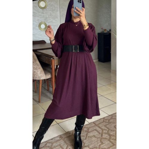 Generic robe tissu en laine pour femme longue avec manche a prix pas cher Jumia Maroc