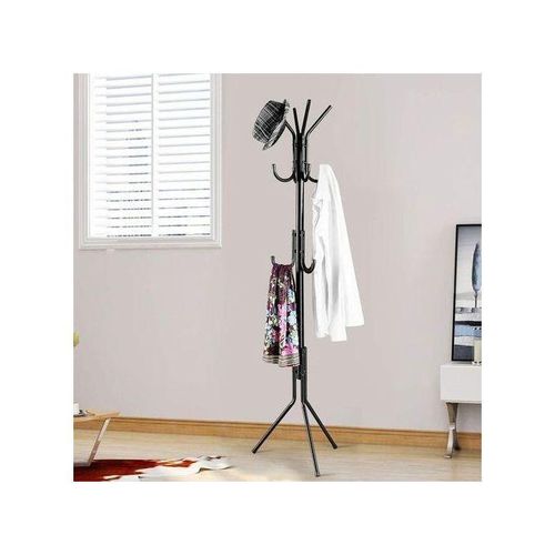 product_image_name-Generic-علاقة معاطف مع خطافات للسترة والحقيبة والوشاح للمدخل وغرفة النوم-1